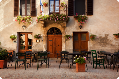 Cafe exterior